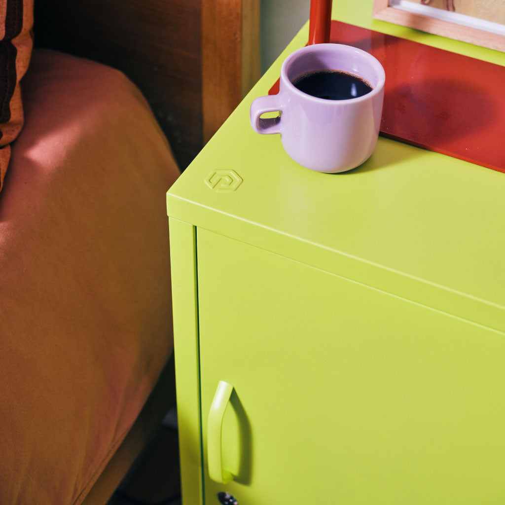 Sugar Cube Side Table - Cyber Lime