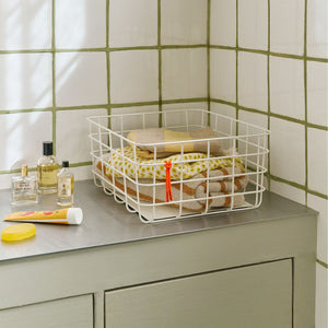 Waffle Basket Large - White