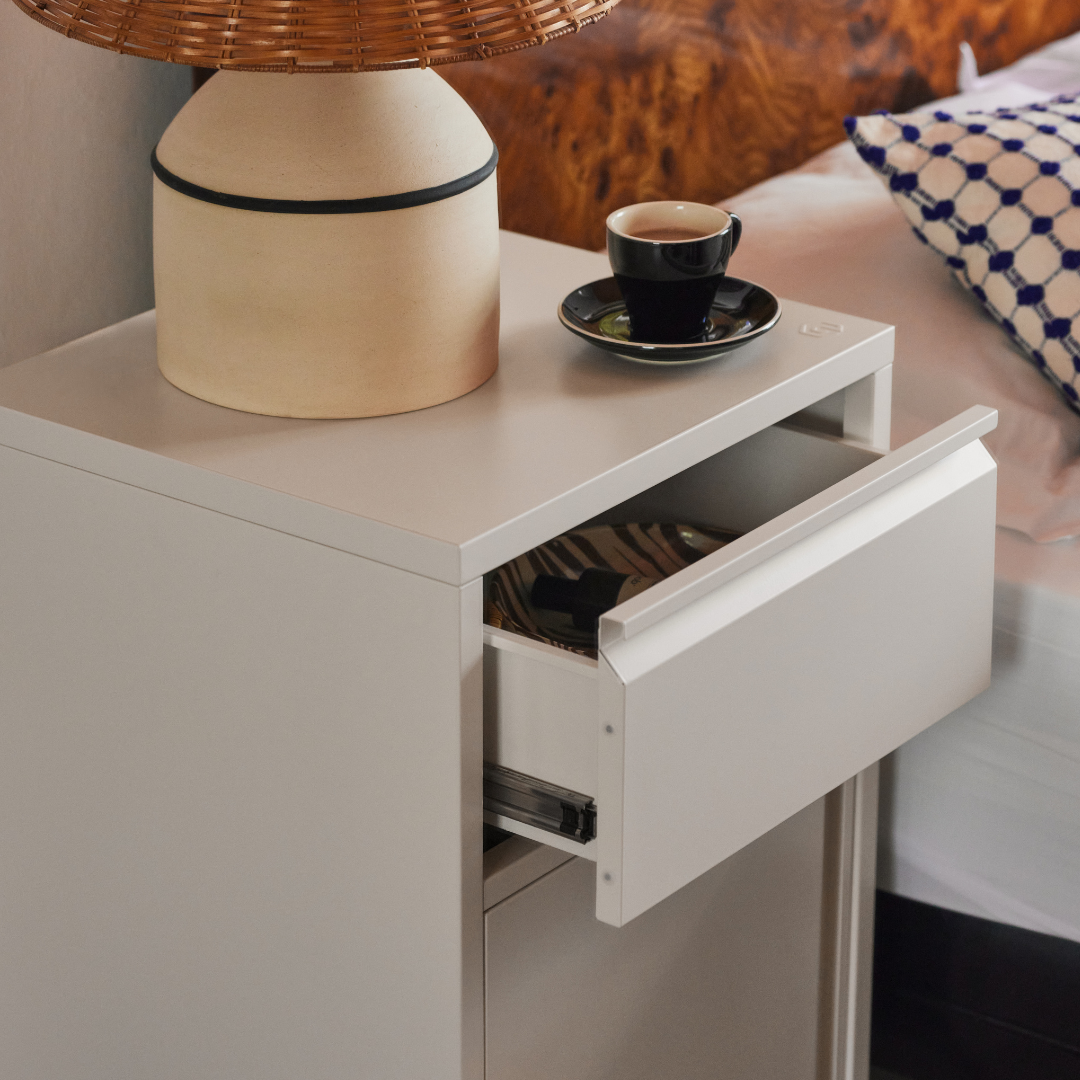 Bon Bon Side Table - Soft White