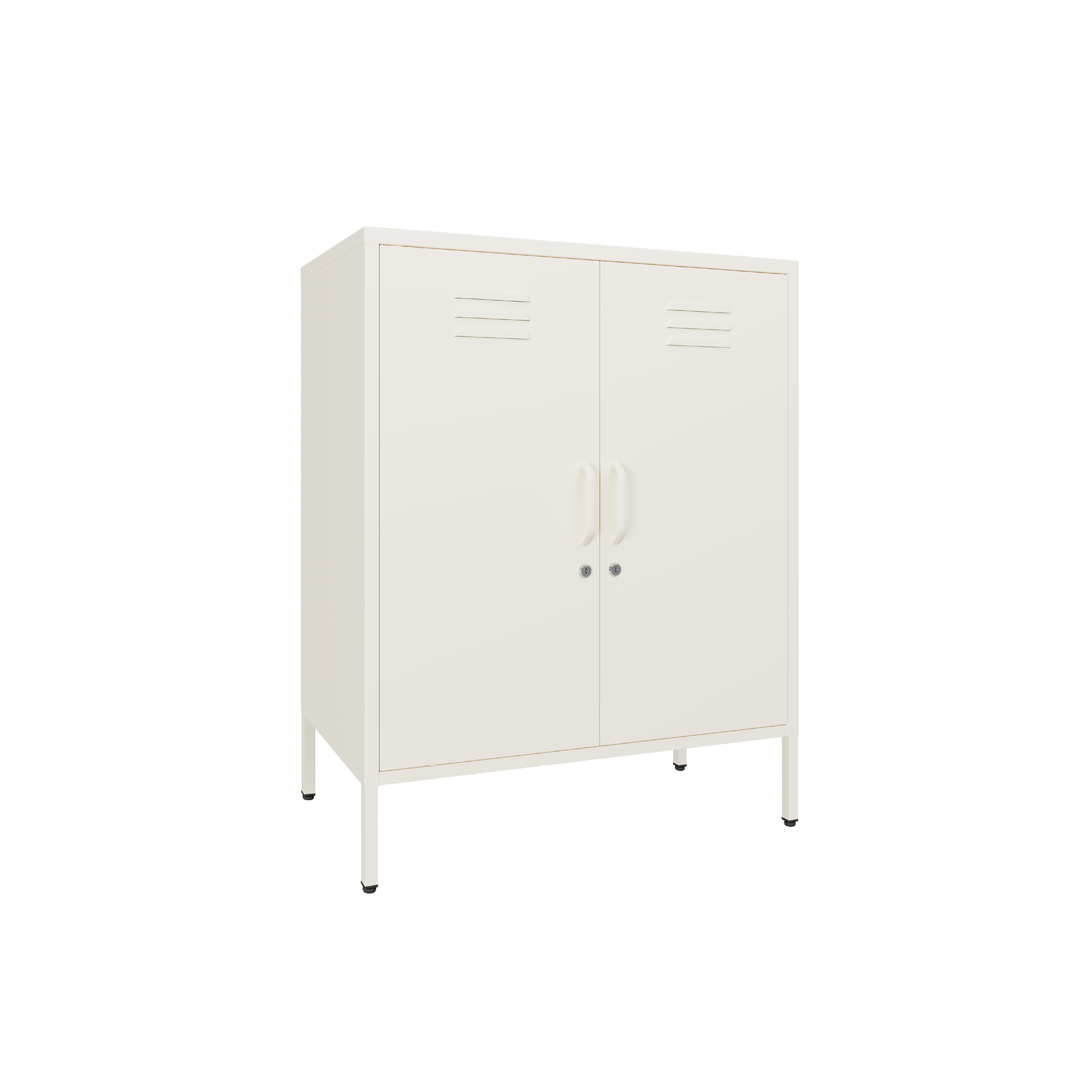 Sugar Cube Cabinet - Soft White