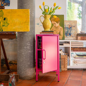 Sugar Cube Side Table - Hot Pink