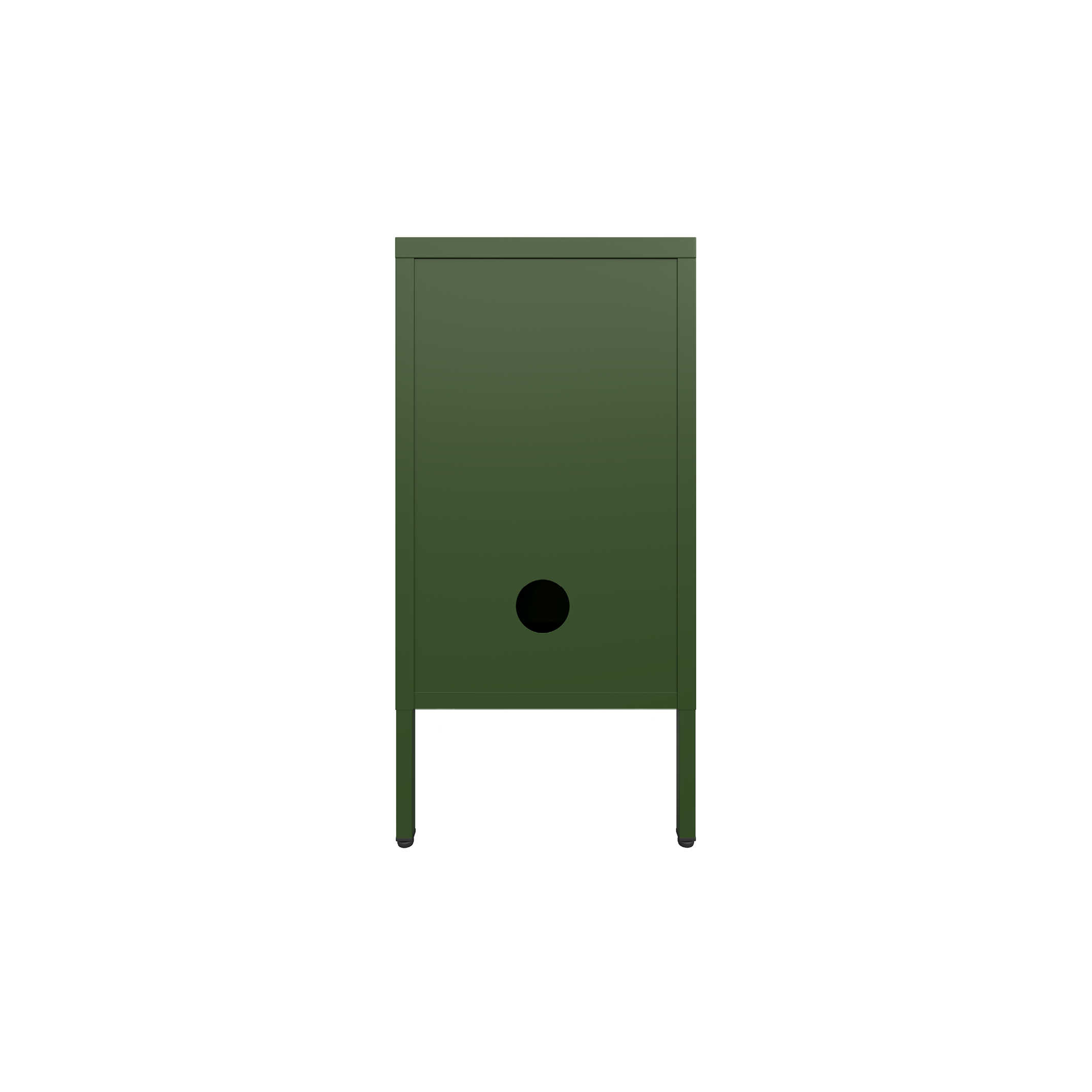 Sugar Cube Side Table - Dark Olive