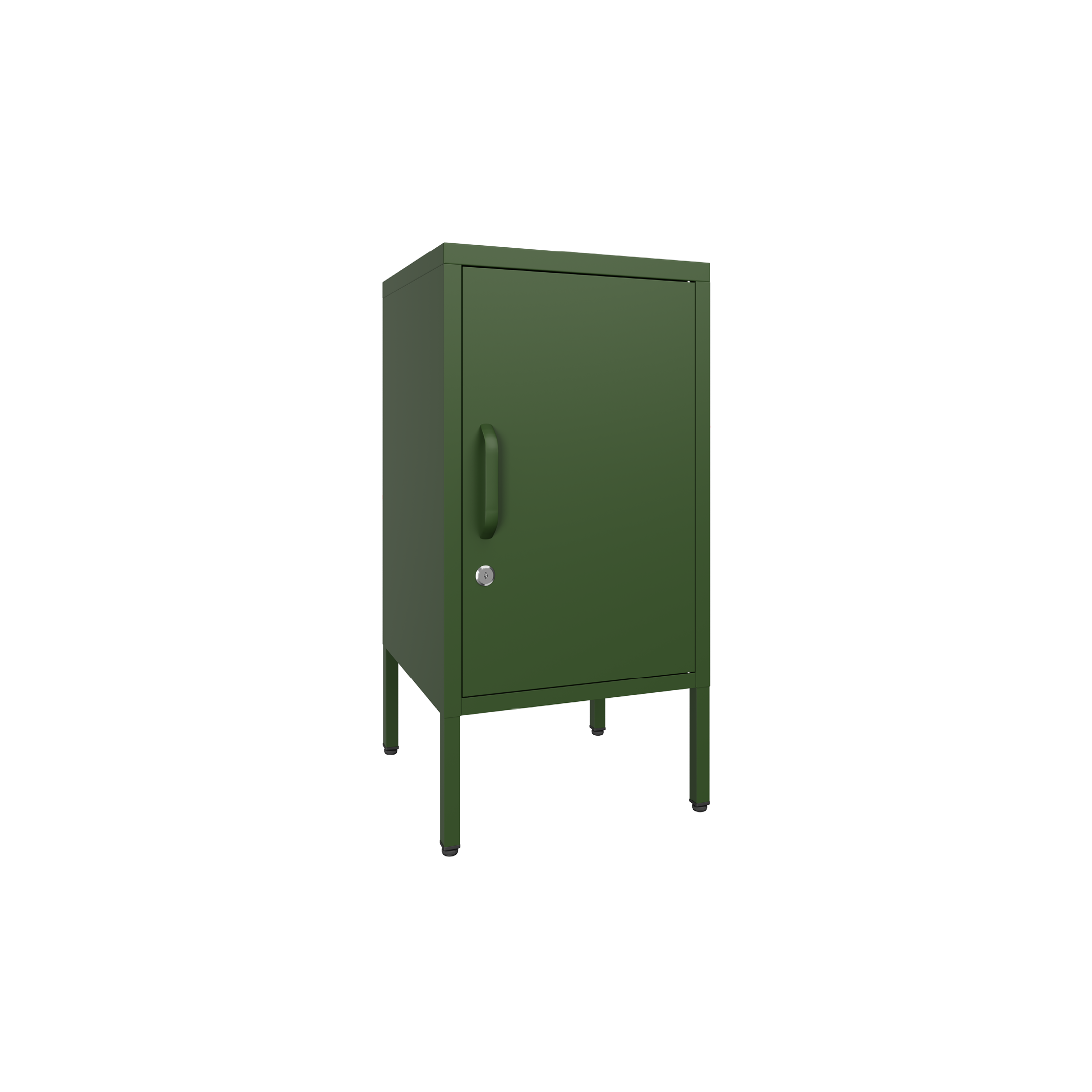 Sugar Cube Side Table - Dark Olive