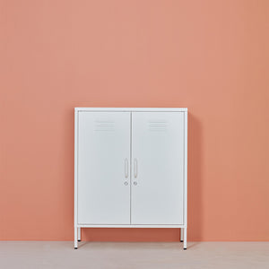 Sugar Cube Cabinet - Soft White