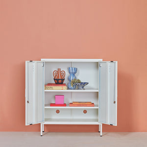 Sugar Cube Cabinet - Soft White