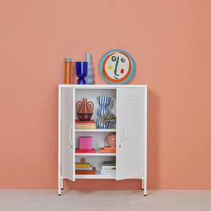 Sugar Cube Cabinet - Soft White