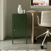 Sugar Cube Side Table - Dark Olive