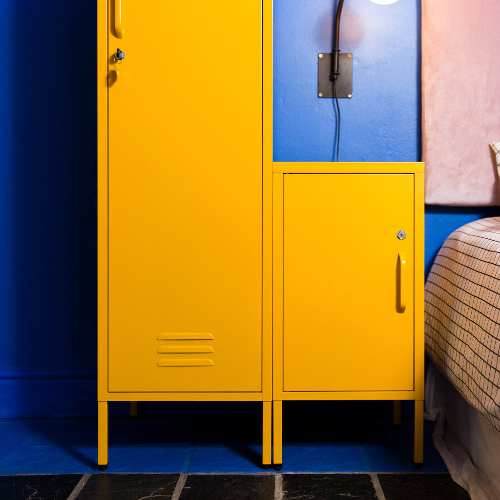 Sugar Cube Side Table - Honey