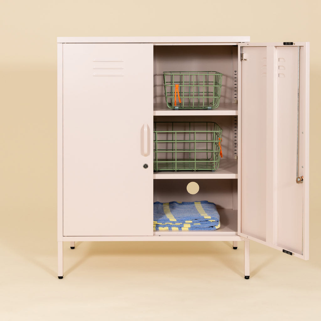 Sugar Cube Storage Cabinet - Blush