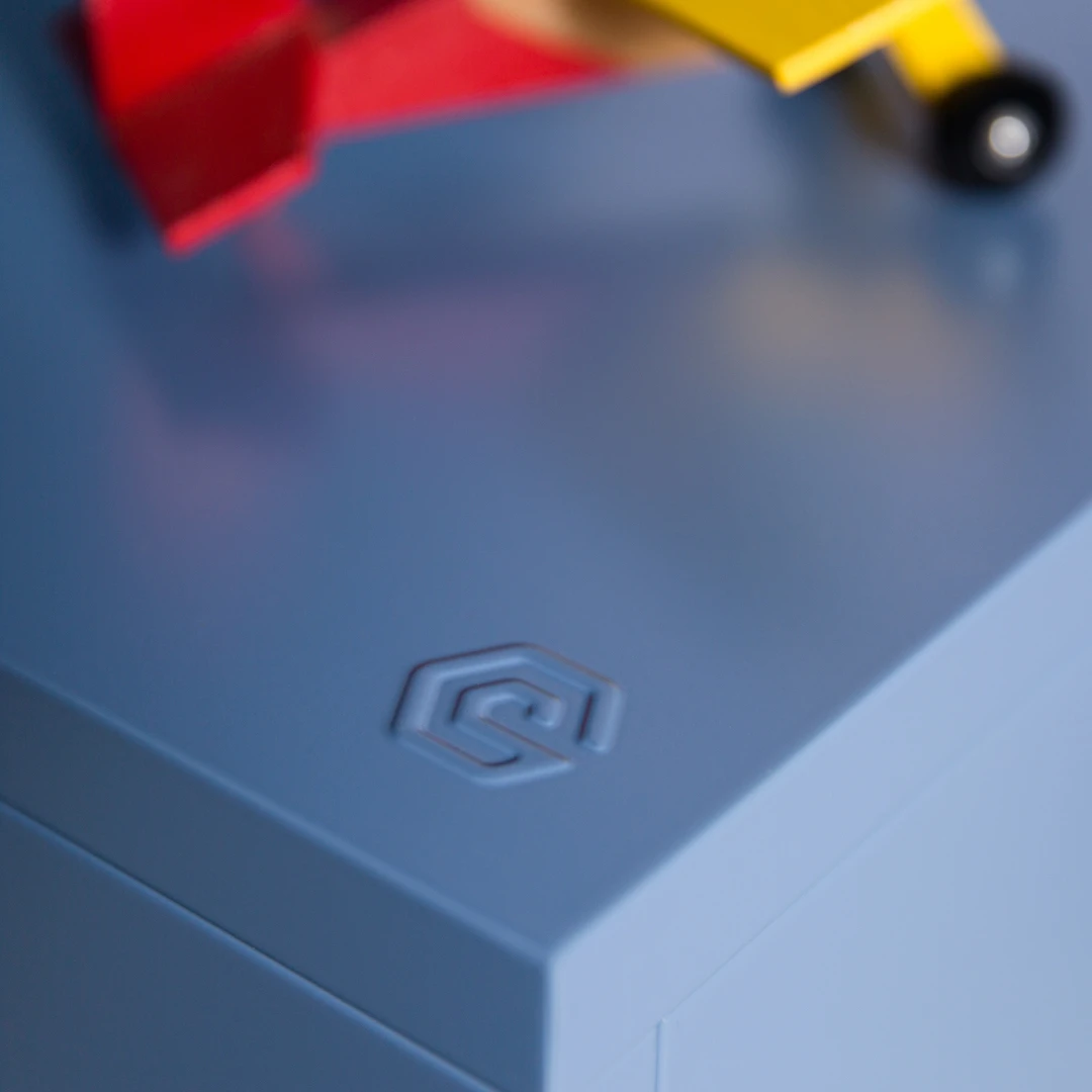 Sugar Cube Side Table - Pigeon Blue