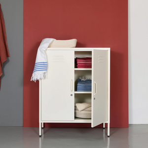 Sugar Cube Cabinet - Soft White