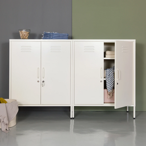 Sugar Cube Cabinet - Soft White