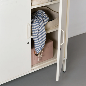 Sugar Cube Cabinet - Soft White